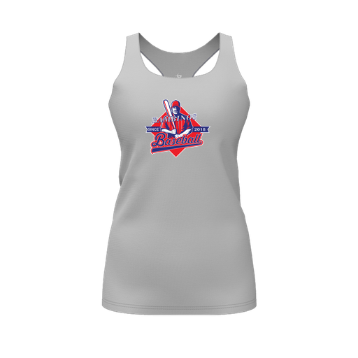 [FT0TRBGY-FYS-LOGO1] Decker Racerback Tank Top (Female Youth S, Gray, Logo 1)
