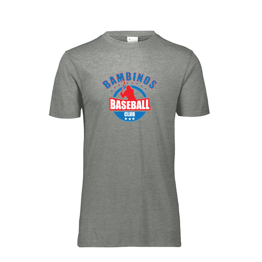 [FTSCUBGY-AS-LOGO3] Decker Men's Tri-Blend T-Shirt - Short Sleeve (Adult S, Gray, Logo 3)