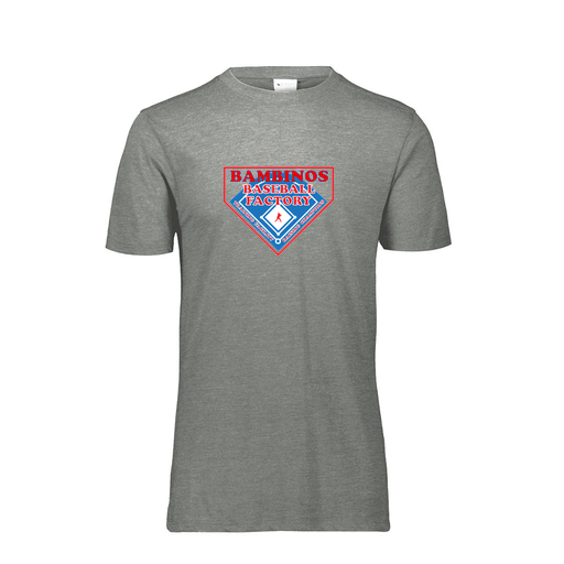 [FTSCUBGY-YS-LOGO2] Decker Youth Tri-Blend T-Shirt - Short Sleeve (Youth S, Gray, Logo 2)