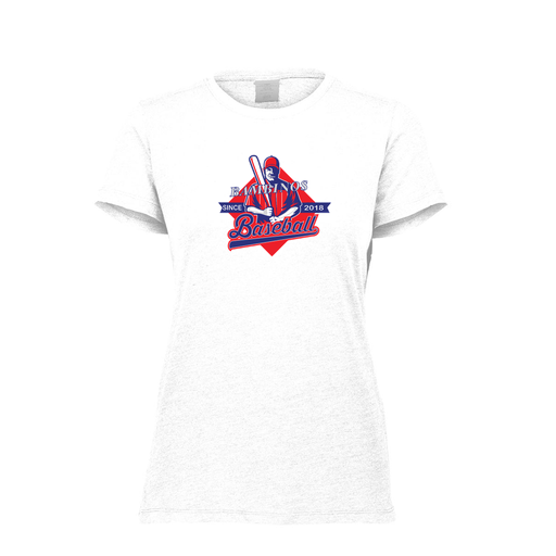 [FTSCUBWH-FAXS-LOGO1] Decker Women's Tri-Blend T-Shirt - Short Sleeve (Female Adult XS, White, Logo 1)