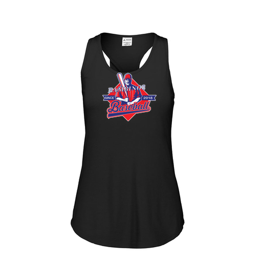 [FT0TUBBK-FAS-LOGO1] Ladies Tri Blend Tank Top (Female Adult S, Black, Logo 1)