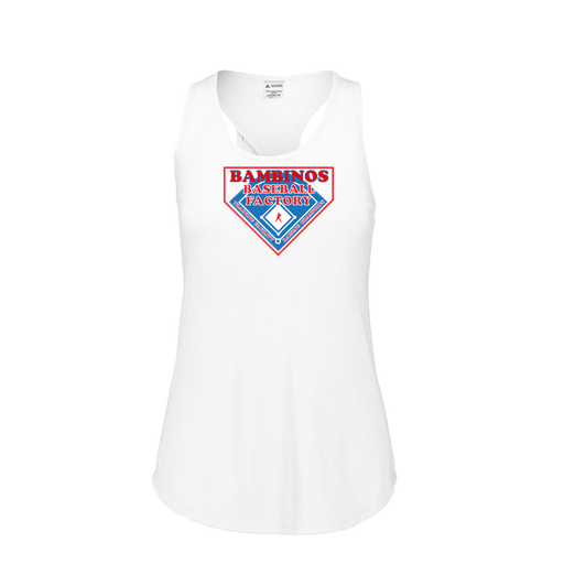 [FT0TUBWH-FAS-LOGO2] Ladies Tri Blend Tank Top (Female Adult S, White, Logo 2)