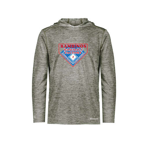 [FOLHCGGY-AS-LOGO2] Decker Men's Charge Hoodie (Adult S, Gray, Logo 2)