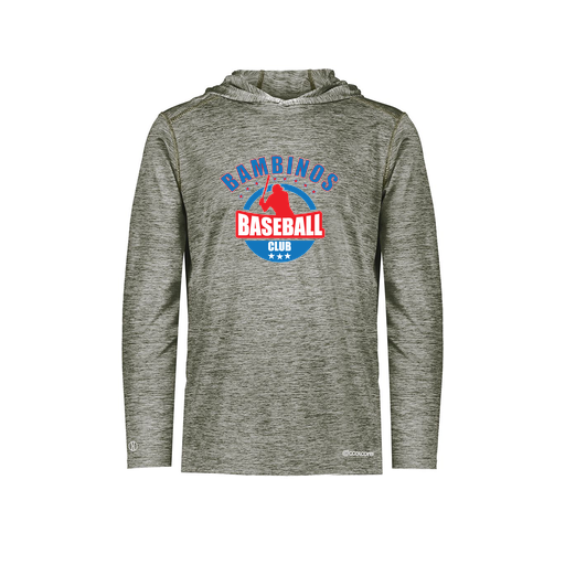 [FOLHCGGY-AS-LOGO3] Decker Men's Charge Hoodie (Adult S, Gray, Logo 3)