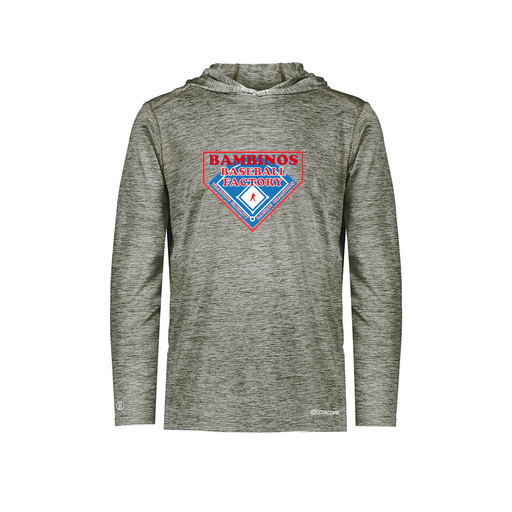 [FOLHCGGY-YS-LOGO2] Decker Youth Charge Hoodie (Youth S, Gray, Logo 2)