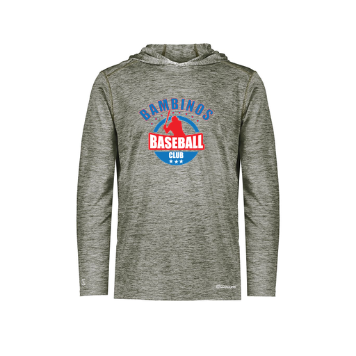 [FOLHCGGY-YS-LOGO3] Decker Youth Charge Hoodie (Youth S, Gray, Logo 3)