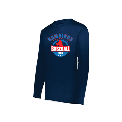 [222822.065.XS-LOGO3] Men's LS Smooth Sport Shirt (Adult XS, Navy, Logo 3)