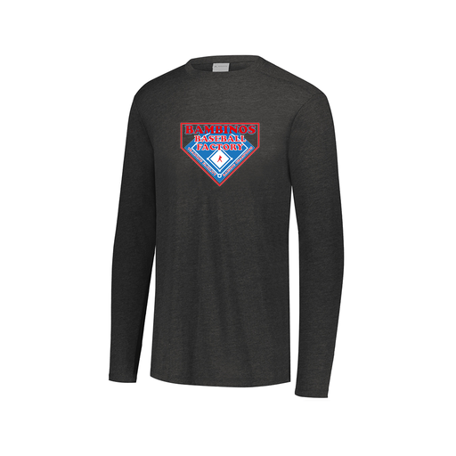 [FTLCUBBK-AXS-LOGO2] Decker Men's Tri-Blend T-Shirt - Long Sleeve (Adult XS, Black, Logo 2)
