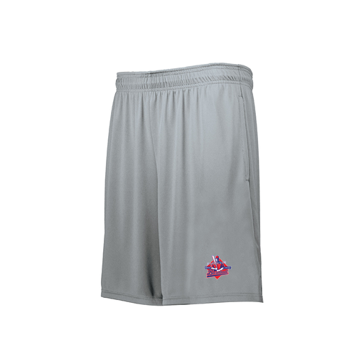 [229511.099.XS-LOGO1] Men's Swift Short (Adult XS, Silver, Logo 1)