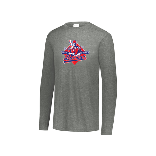 [FTLCUBGY-YS-LOGO1] Youth LS Ultra-blend T-Shirt (Youth S, Gray, Logo 1)