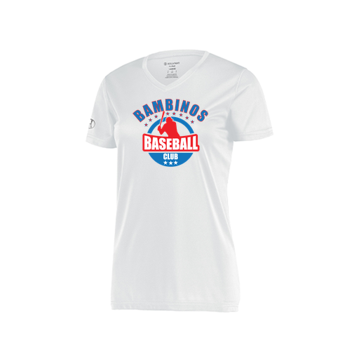 [222820.005.S-LOGO3] Ladies Movement Dri Fit Shirt (Female Adult S, White, Logo 3)